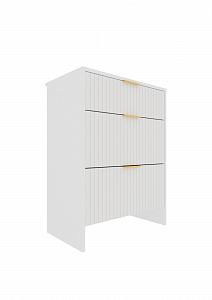 Комод Оникс 85,2х63,4х37см Milk Soft 405